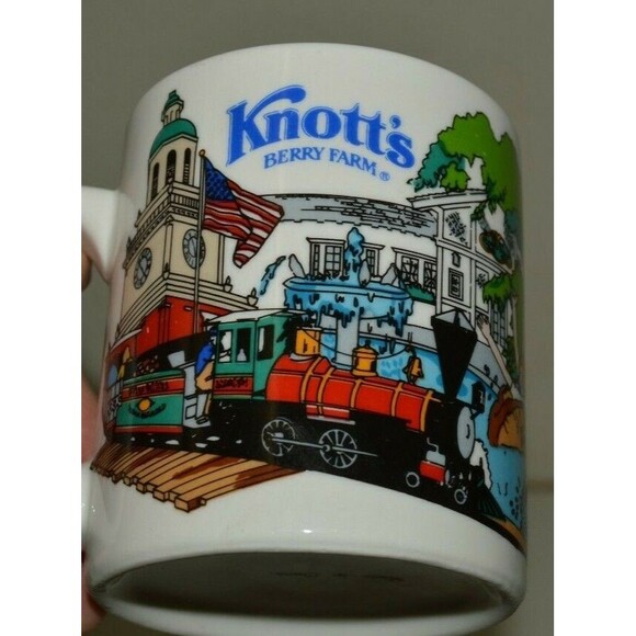 Nice MINTY Knott's Berry Farm Amusement Park I Love My Wife Coffee Mug RARE - Picture 5 of 6